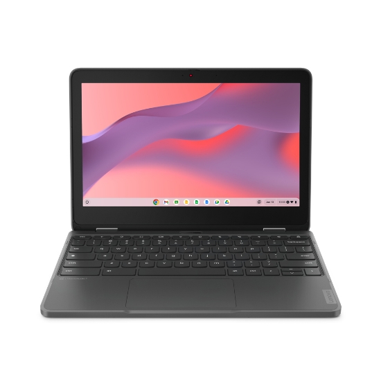 Picture of Lenovo 300e Yoga Chromebook Gen 4 MediaTek Kompanio 520 29.5 cm (11.6") Touchscreen HD 4 GB LPDDR4x-SDRAM 32 GB eMMC Wi-Fi 6 (802.11ax) ChromeOS Belgian Grey