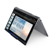 Picture of Lenovo ThinkPad X1 2-in-1 Gen 9 Intel Core Ultra 5 125U Hybrid (2-in-1) 35.6 cm (14") Touchscreen WUXGA 16 GB LPDDR5x-SDRAM 512 GB SSD Wi-Fi 6E (802.11ax) Windows 11 Pro Belgian Grey