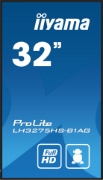 Picture of iiyama LH3275HS-B1AG Signage Display Digital signage flat panel 81.3 cm (32") LCD Wi-Fi 500 cd/m² Full HD Black Built-in processor Android 11 24/7