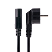 Picture of StarTech.com 1m (3ft) Computer Power Cord, 18AWG, EU Schuko to C13 Power Cord, 250V 10A, Black Replacement AC Cord, TV/Monitor Power Cable, Schuko CEE 7/7 to IEC 60320 C13 Power Cord - PC Power Supply Cable