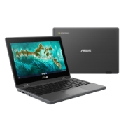 Picture of ASUS Chromebook Flip CR1 CR1100FKA-BP0420 Intel® Celeron® N N4500 29.5 cm (11.6") Touchscreen HD 4 GB LPDDR4x-SDRAM 32 GB eMMC Wi-Fi 6 (802.11ax) ChromeOS Belgian Grey
