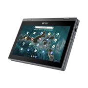 Picture of ASUS Chromebook Flip CR1 CR1100FKA-BP0420 Intel® Celeron® N N4500 29.5 cm (11.6") Touchscreen HD 4 GB LPDDR4x-SDRAM 32 GB eMMC Wi-Fi 6 (802.11ax) ChromeOS Belgian Grey