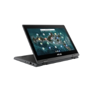 Picture of ASUS Chromebook Flip CR1 CR1100FKA-BP0420 Intel® Celeron® N N4500 29.5 cm (11.6") Touchscreen HD 4 GB LPDDR4x-SDRAM 32 GB eMMC Wi-Fi 6 (802.11ax) ChromeOS Belgian Grey