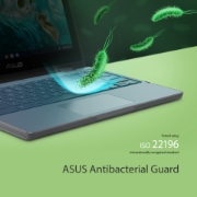 Picture of ASUS Chromebook Flip CR1 CR1100FKA-BP0420 Intel® Celeron® N N4500 29.5 cm (11.6") Touchscreen HD 4 GB LPDDR4x-SDRAM 32 GB eMMC Wi-Fi 6 (802.11ax) ChromeOS Belgian Grey
