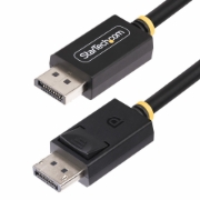 Picture of StarTech.com 1m DisplayPort 2.1 Cable, VESA Certified DP80 DisplayPort Cable w/UHBR20/HDR/DSC 1.2a/HDCP 2.2, 16K/8K 60Hz, 4K 240Hz, 80Gbps, DP 2.1 Cable, UHD Monitor Cord, M/M