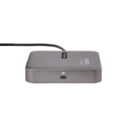 Picture of StarTech.com USB C Multiport Adapter, Dual 4K 60Hz HDMI 2.0b, HDR10, 2x 10Gbps USB Hub, 100W PD Pass-Through, GbE, SD, 14"/35cm Cable, Mini Dock, Laptop Docking Station, Win/Mac