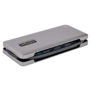 Picture of StarTech.com 4-Port USB-C Hub - 1x USB-A & 3x USB-C Ports - USB 3.2 Gen 2 (10Gbps) - Bus Powered - USB Type C Hub w/ 12.6in/32cm Wrap-Around Cable - Portable USB-C to USB-A Hub