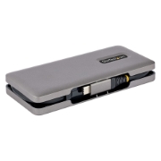 Picture of StarTech.com 4-Port USB-C Hub - 1x USB-A & 3x USB-C Ports - USB 3.2 Gen 2 (10Gbps) - Bus Powered - USB Type C Hub w/ 12.6in/32cm Wrap-Around Cable - Portable USB-C to USB-A Hub