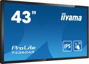 Picture of iiyama T4362AS-B1 Signage Display Interactive flat panel 108 cm (42.5") IPS 500 cd/m² 4K Ultra HD Black Touchscreen Built-in processor Android 8.0 24/7