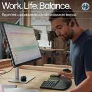 Picture of HP 965 Ergonomic Wireless Keyboard