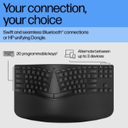 Picture of HP 965 Ergonomic Wireless Keyboard