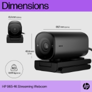 Picture of HP 965 4K Streaming Webcam