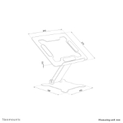 Picture of Neomounts DS20-740BL1 Laptop stand 11-15" - height adjustable - foldable - compact - universal