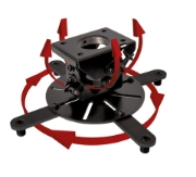 Picture of B-Tech SYSTEM 2 - Extra-Large Projector Ceiling Mount with Micro-adjustment - 1.5m Ø50mm Pole