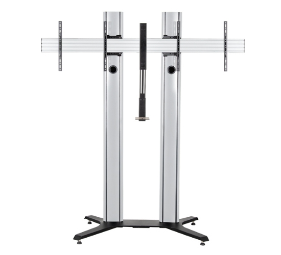 Picture of B-Tech MODE-AL - Premium Freestanding Twin Screen VC Stand - (VESA 600 x 400) - 2m