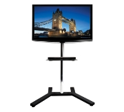 Picture of B-Tech Large AV Accessory Shelf (Steel) for Collar Mounting - 500 x 380mm