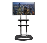 Picture of B-Tech Large AV Accessory Shelf (Steel) for Collar Mounting - 500 x 380mm