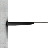 Picture of B-Tech Large AV Accessory Shelf (Steel) for Collar Mounting - 500 x 380mm