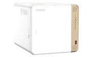 Picture of QNAP TS-462-2G NAS/storage server Tower Intel® Celeron® N4505 2 GB DDR4 0 TB QNAP QTS White