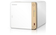 Picture of QNAP TS-462-2G NAS/storage server Tower Intel® Celeron® N4505 2 GB DDR4 0 TB QNAP QTS White