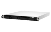 Picture of QNAP TS-h987XU-RP NAS Rack (1U) Intel Xeon E E-2334 16 GB DDR4 QuTS hero Black, Silver