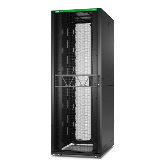 Picture of APC NetShelter SX Server Rack Gen 2, 45U, 2124H x 750W x 1070D mm, with Sides, Black