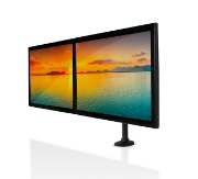 Picture of B-Tech Twin Flat Screen Desk Mount with Double Arms