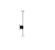 Picture of B-Tech SYSTEM V - CCTV Ceiling Mount for a VESA 200 Tilt Screen and Dome Surveillance Camera - 1m Ø38mm Pole