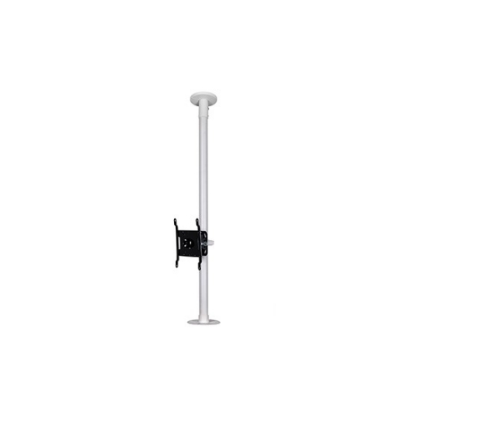 Picture of B-Tech SYSTEM V - CCTV Ceiling Mount for a VESA 200 Tilt Screen and Dome Surveillance Camera - 1m Ø38mm Pole