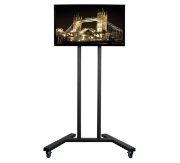 Picture of B-Tech Large Universal Flat Screen Trolley / Floor Stand (VESA 800 x 600) - 1.8m Ø50mm Poles