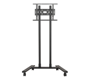 Picture of B-Tech Large Universal Flat Screen Trolley / Floor Stand (VESA 600 x 400) - 1.6m Ø50mm Poles