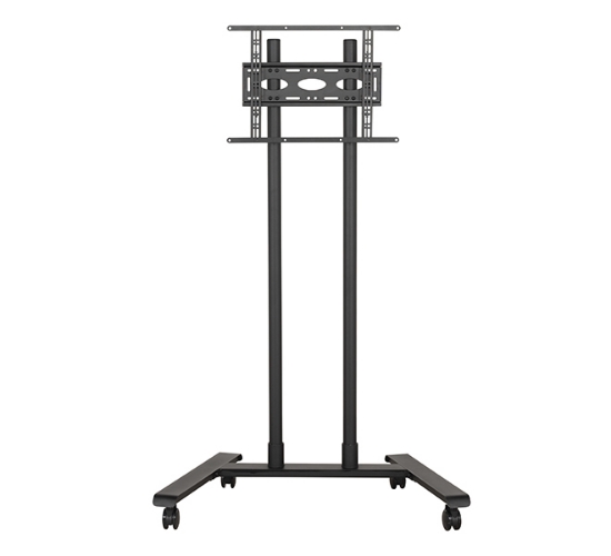 Picture of B-Tech Large Universal Flat Screen Trolley / Floor Stand (VESA 600 x 400) - 1.6m Ø50mm Poles