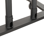 Picture of B-Tech Large Universal Flat Screen Trolley / Floor Stand (VESA 600 x 400) - 1.6m Ø50mm Poles