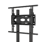 Picture of B-Tech Large Universal Flat Screen Trolley / Floor Stand (VESA 600 x 400) - 1.6m Ø50mm Poles