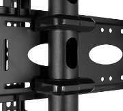Picture of B-Tech Large Universal Flat Screen Trolley / Floor Stand (VESA 600 x 400) - 1.6m Ø50mm Poles