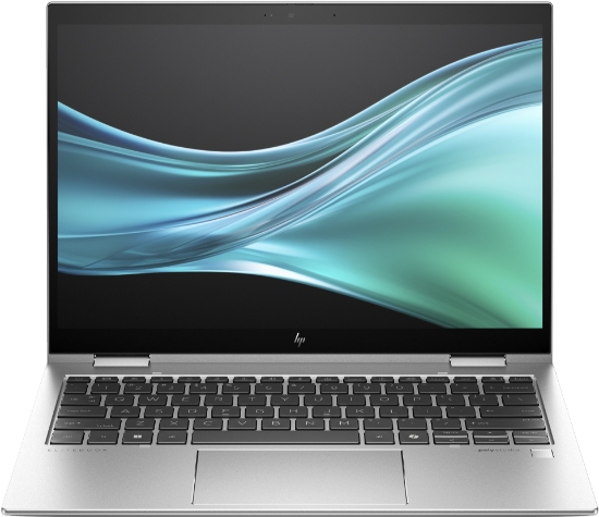 Picture of HP Elite x360 830 G11 Intel Core Ultra 7 155U Hybrid (2-in-1) 33.8 cm (13.3") Touchscreen WUXGA 16 GB LPDDR5x-SDRAM 512 GB SSD Wi-Fi 6E (802.11ax) Windows 11 Pro Silver