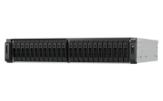 Picture of QNAP TS-H3077AFU-R5-32G NAS/storage server Rack (2U) AMD Ryzen™ 5 32 GB DDR5 0 TB QuTS hero Black, Metallic