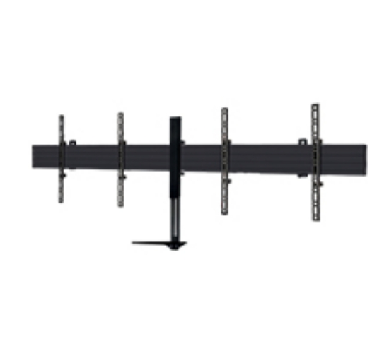 Picture of B-Tech SYSTEM X - Universal Twin Screen VC Wall Mount with Webcam Shelf