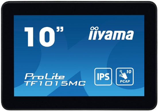 Picture of iiyama TF1015MC-B3 Signage Display Interactive flat panel 25.6 cm (10.1") LED 500 cd/m² HD Black Touchscreen