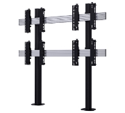 Picture of B-Tech SYSTEM X - 2 x 2 Universal Bolt-Down Videowall Mounting System with Micro-Adjustment for 46-60" screens
