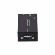 Picture of StarTech.com 1-Port Serial to Ethernet Adapter, IP Serial Device Server For Remote RS232 Devices, Wall/DIN Rail Mountable, Metal Housing, RJ45 LAN to DB9 Serial Converter