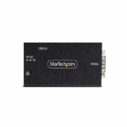 Picture of StarTech.com 1-Port Serial to Ethernet Adapter, IP Serial Device Server For Remote RS232 Devices, Wall/DIN Rail Mountable, Metal Housing, RJ45 LAN to DB9 Serial Converter