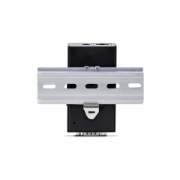 Picture of StarTech.com 1-Port Serial to Ethernet Adapter, IP Serial Device Server For Remote RS232 Devices, Wall/DIN Rail Mountable, Metal Housing, RJ45 LAN to DB9 Serial Converter