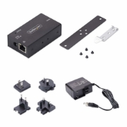 Picture of StarTech.com 1-Port Serial to Ethernet Adapter, IP Serial Device Server For Remote RS232 Devices, Wall/DIN Rail Mountable, Metal Housing, RJ45 LAN to DB9 Serial Converter