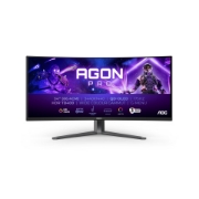 Picture of AOC AGON PRO AG346UCD computer monitor 86.4 cm (34") 3440 x 1440 pixels Wide Quad HD QD-OLED Black, Grey
