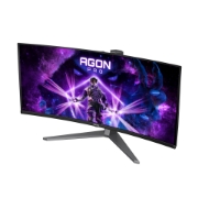 Picture of AOC AGON PRO AG346UCD computer monitor 86.4 cm (34") 3440 x 1440 pixels Wide Quad HD QD-OLED Black, Grey