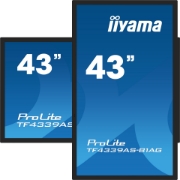 Picture of iiyama TF4339AS-B1AG Signage Display Digital signage flat panel 108 cm (42.5") LED 500 cd/m² 4K Ultra HD Black Touchscreen Built-in processor Android 24/7