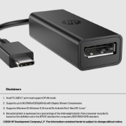 Picture of HP USB-C to DisplayPort Adapter G2