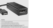 Picture of HP USB-C to DisplayPort Adapter G2