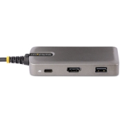 Picture of StarTech.com USB-C Multiport Adapter - 4K 60Hz HDMI w/HDR - 3-Port USB Hub - 100W Power Delivery Pass-Through - Works With Chromebook certified - Windows/macOS/iPadOS/Android™